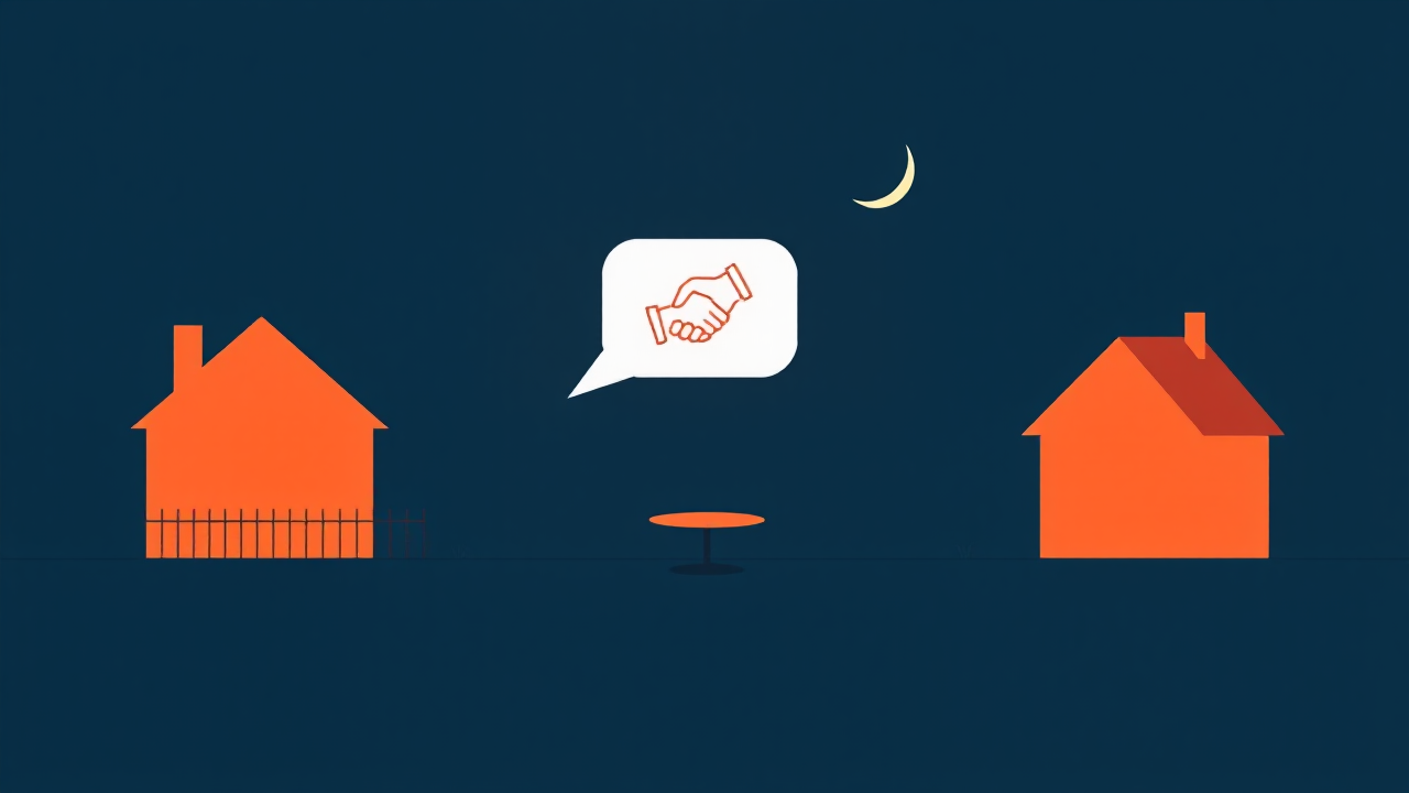 Hero illustration for: Barking Dog Next Door in Queensland? Free Mediation Explained