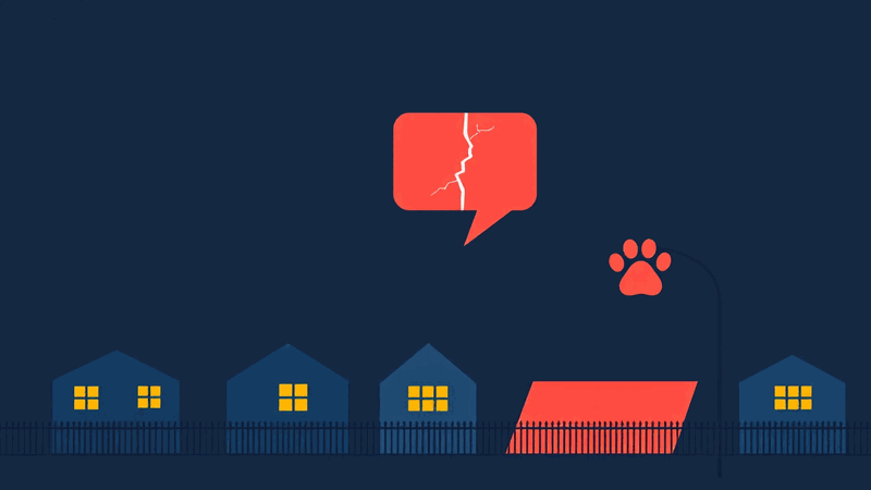 Hero illustration for: Does Home Insurance Cover a Barking Dog Dispute?