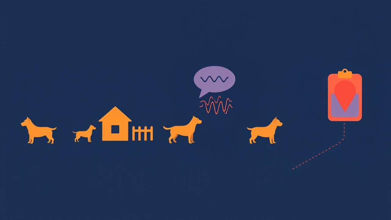 Hero illustration for: How to Make a Noise Complaint About a Barking Dog in Queensland